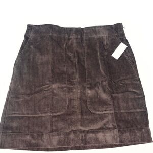 Old Navy Chocolate Corduroy Skirt